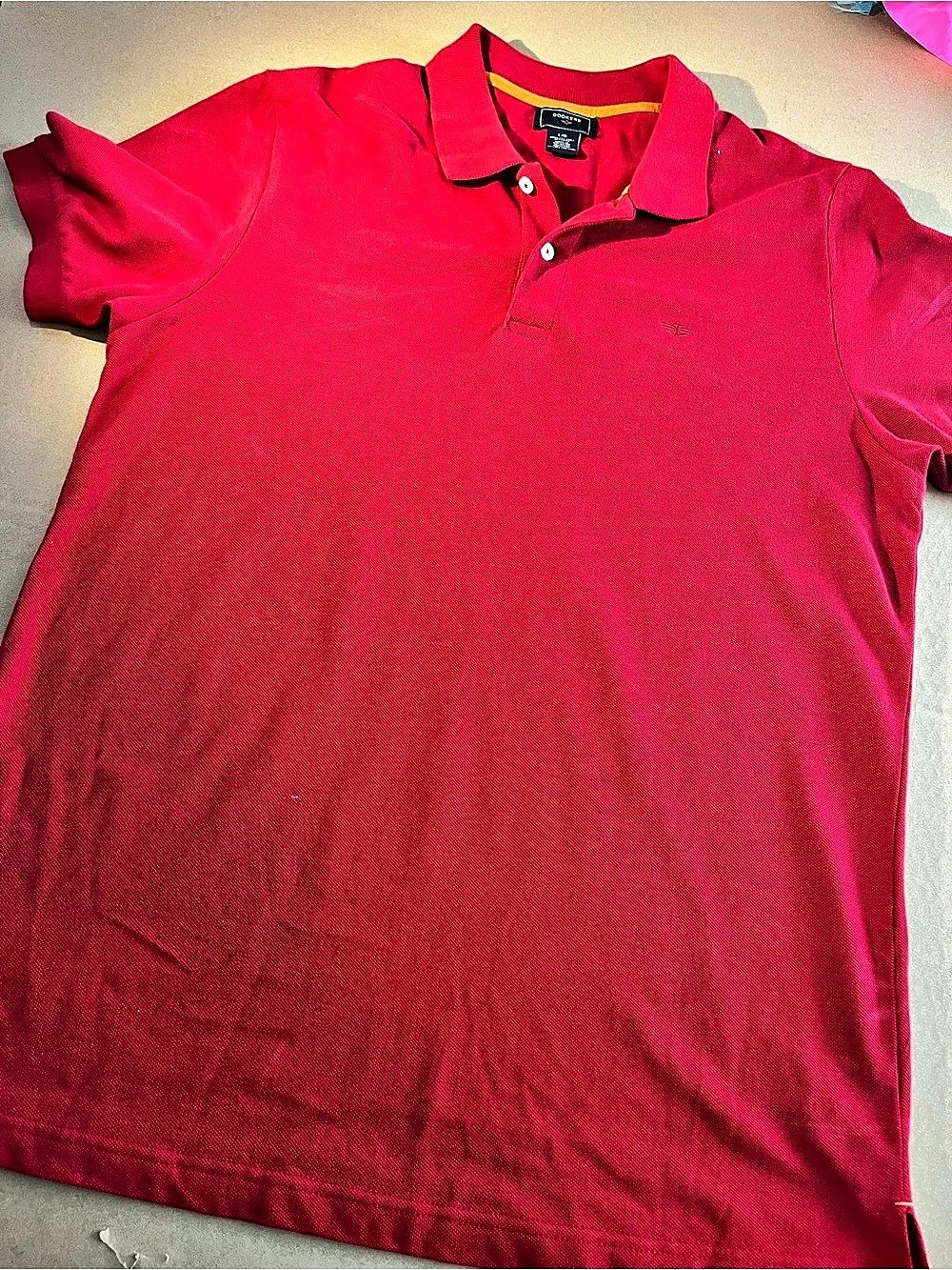 Dockers Men's Polo Shirt Cotton Blend Size Large Like New